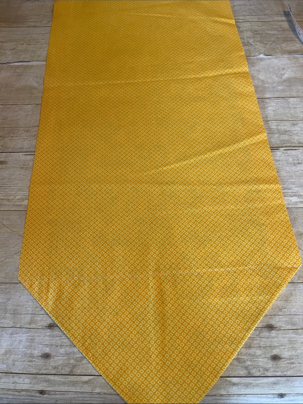 NWT Table Runner Sunflower Decor Black & Yellow Two Sided Cotton - Picture 7 of 8